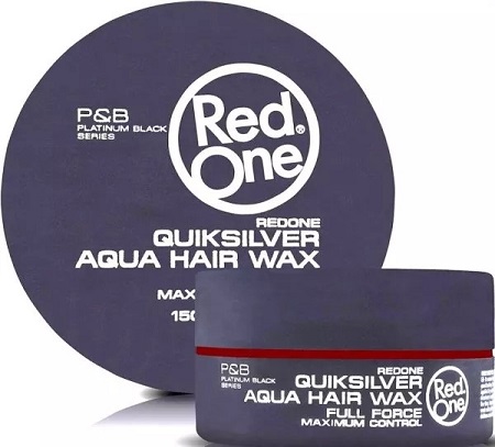 Red One 3X Aqua Hair Gel Wax 150ml - QuickSilver (3 Pieces)